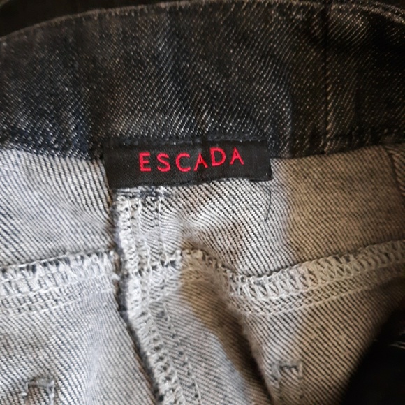 Escada Charcoal Denim Jeans - Picture 8 of 8